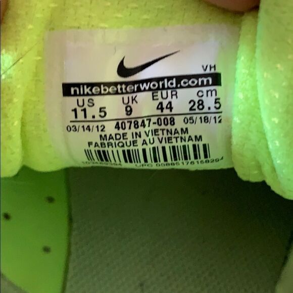 EUC WOMEN’S 11.5 NIKE DUAL FUSION ST TENNIS SHOES - Picture 4 of 7